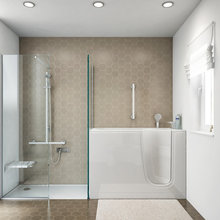 Bagno Con Cabina Doccia.Bagno Con Vasca Con Porta E Box Doccia Coastal Other By Goman Srl