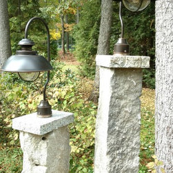 Hand Split Reclaimed Granite Post(s) Used in Landscapes - Products