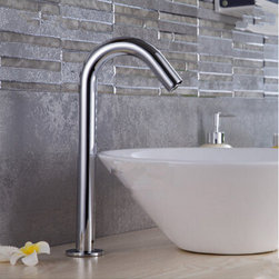 Automatic Brass Bathroom Sink Tap Free Hands Only Cold Water Automatic Faucet TA - Bathroom Sink Faucets