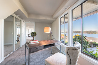 Home office - home office idea in Seattle