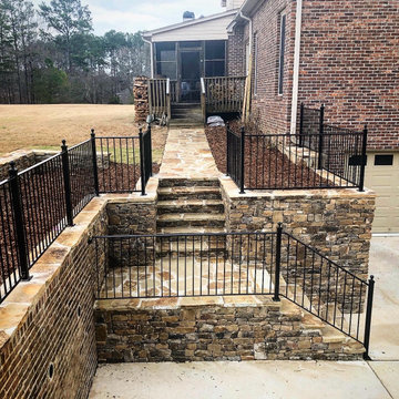 Retaining Wall Repair and Stone Veneer