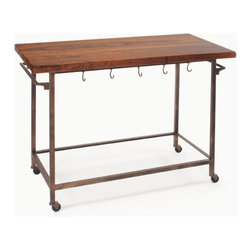 Chef's Island - Butcher Block Prep Tables - Products