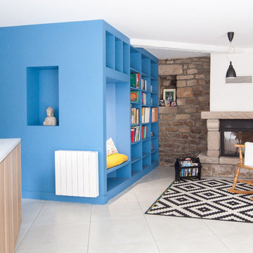 Maison GIL - Salle de séjour éclectique
