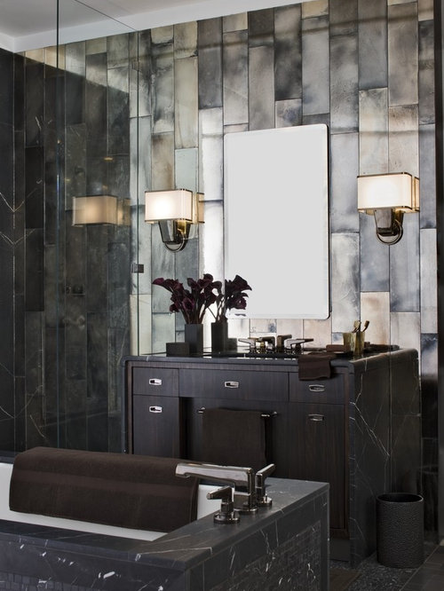 Antique Mirror Tile | Houzz