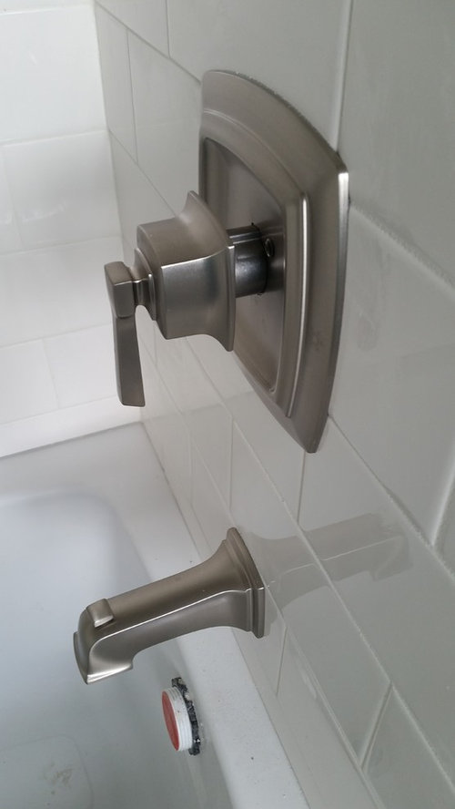 Moen Shower Trim Handle Sticking Out To Far What Can Be Done