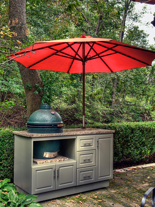 Big Green Egg Island Houzz