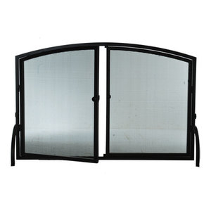 Tall Pines Arched Fireplace Screen Fireplace Screens By Meyda