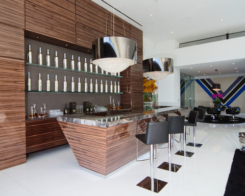 Best Contemporary Home Bar Design Ideas & Remodel Pictures | Houzz