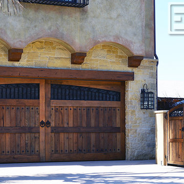 Reclaimed Barn Wood Garage Doors & Gates Custom-Made in Orange County