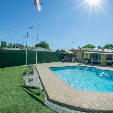 Artificial boxwood Fence Covering in Pomona, California