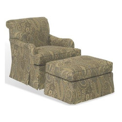 Hickory Chair Ottomans and Benches - Footstools And Ottomans