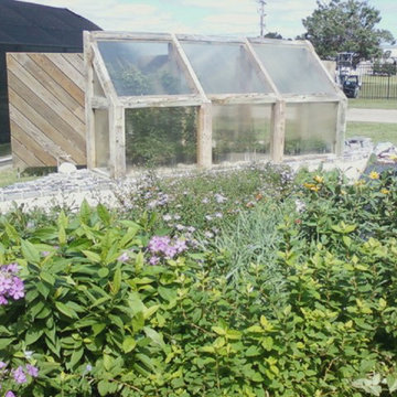 Salvaged Lumber Greenhouse