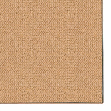 Linon Rushton Hand Tufted Wool 8'x10' Rug in Sisal Brown