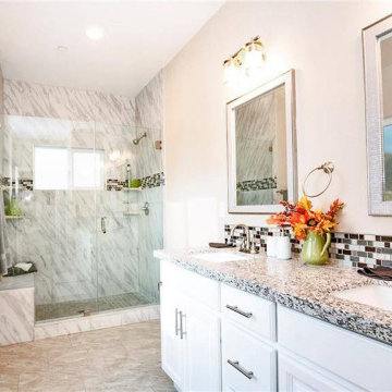 Bathroom Remodels | New Shower-Tub, Floors, Cabinets and more...
