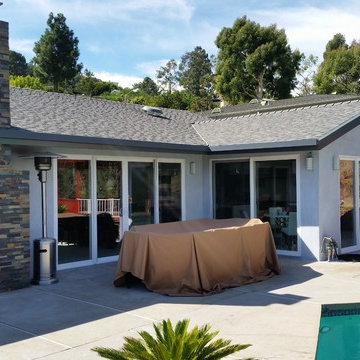 Fascia Wrap, Custom Sectional Slant Back Box Gutters in Studio City