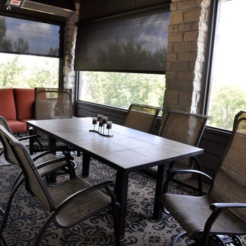 Sunroom with shade