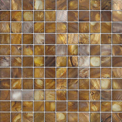 Caramel Mother of Pearl Mosaic Tiles - Home Accessories & Decor
