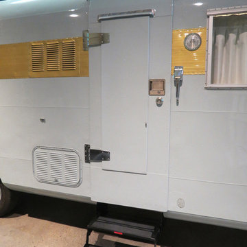 Marie Antoinette style vintage trailer restoration