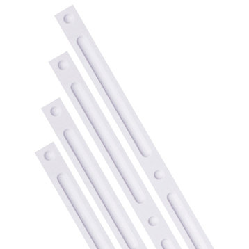 PVC Grid Covers, Pack of 24 Pieces, G2, White