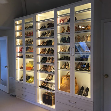 Walk-In Closets with Shoe Storage
