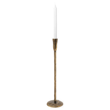 Levit, Large, Gold Table Candle Holder