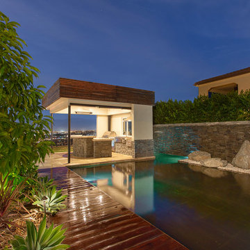 West Covina Outdoor Zen Garden Reflecting Pool