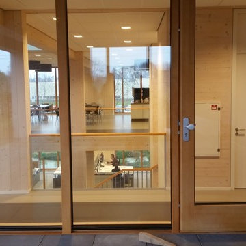 NUR HOLZ Massivholzhaus Bürogebäude