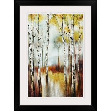 "Silent Woods" Black Framed Art Print, 24"x32"x1"