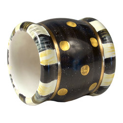 Black Tie Napkin Ring | MacKenzie-Childs - Napkin Rings