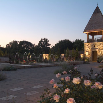 The Rose Garden at Dusk