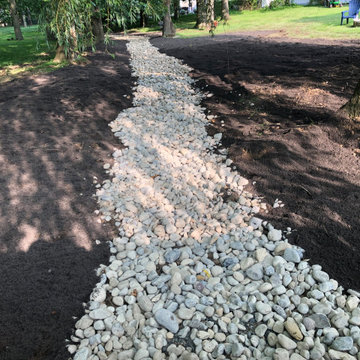 Shrewsbury Grading and Delaware River Stone Install