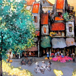 Busy Morning in Spring - Paintings