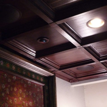 Suspended Coffered Wood Ceiling System