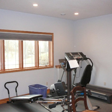 Basement Remodel - Bathroom, Exercise Room, and Workshop