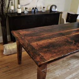 Reclaimed Wood Harvest Tables - Products