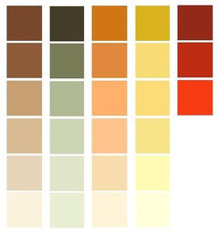 Arts and Crafts Color Palette