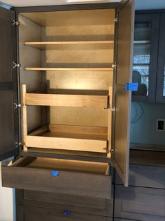 Pantry cabinet with drawers on bottom and shelves on top - Q&A - HomeTalk  Forum