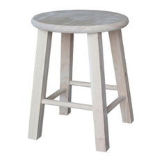 International Concepts - International Concepts 18" Round Top Bar Stool - Bar Stools and Counter Stools