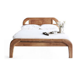 Nomad Java - Recycled Plough Bed Australian King - Bed Frames