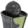 Garden Water Fountain, Waterfall Design With Round Sphere On Top