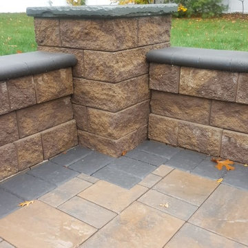 Waterfall patio