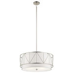 Kichler Lighting - Kichler Lighting 52072SN Birkleigh - Four Light Pendant - The Birkleigh 11.5 inch 4 light pendant with satinBirkleigh Four Light Satin Nickel Satin E *UL Approved: YES Energy Star Qualified: YES ADA Certified: n/a  *Number of Lights: Lamp: 4-*Wattage:75w A19 bulb(s) *Bulb Included:No *Bulb Type:A19 *Finish Type:Satin Nickel
