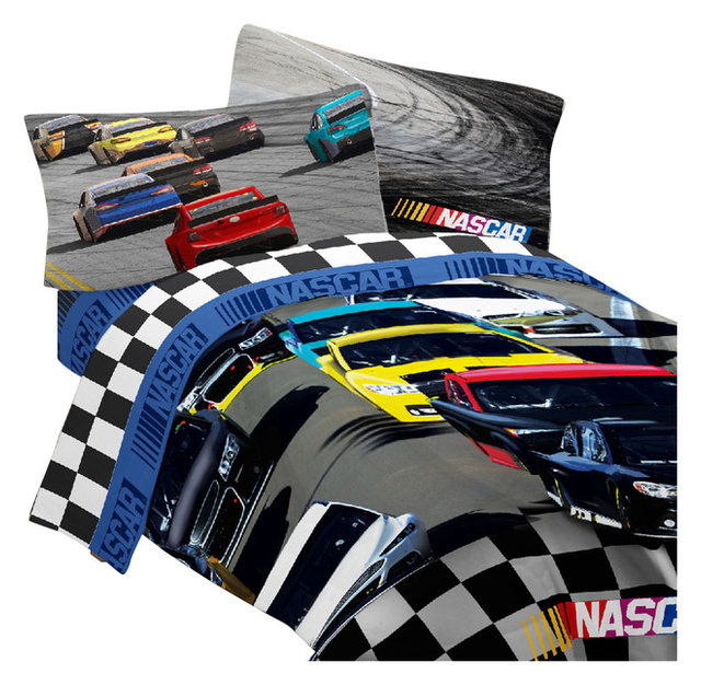 nascar bedding set bump drafting racing comforter sheet set modern nascar sheet set