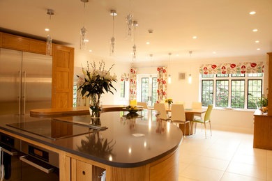 Design ideas for a classic kitchen in Surrey.