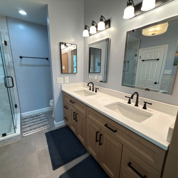 Traditional Master Bathroom Remodel in Falls Church, VA