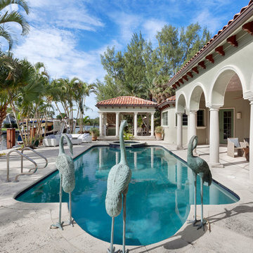 19 North Hidden Harbour Drive | Gulf Stream, FL | Mediterranean-inspired
