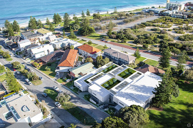 Modelo de diseño residencial costero grande