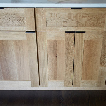 Jefferson Park Chicago Bungalow Kitchen by Fred M Alsen of fma Interior Design