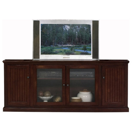 Eagle Furniture 80" Thin Entertainment Console, Summer Sage, Without Hutch