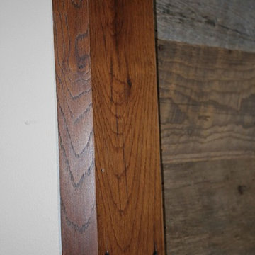 Barnwood Shiplap Wall With Custom Trim